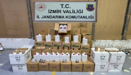 İzmir'de sahte içki operasyonu: 2 bin 850 litre etil alkol ele geçirildi