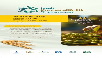 İzmir Kooperatifçilik Buluşmaları 19 Aralık’ta