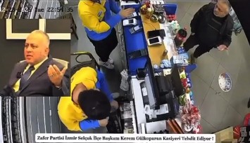 Siyasi parti ilçe başkanından kasiyere tehdit