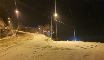 Manisa'da kar yağışı etkili oldu