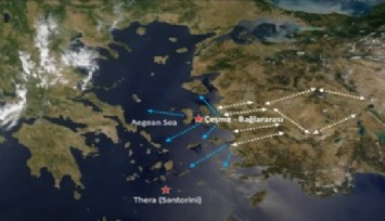 Prof. Şahoğlu Çeşme’deki buluntulardaki afet gerceğini açıkladı: Santoroni Volkanı patlamasıyla 3500 yıl önce tsunami oluşmuş, bir kere olan yine olur