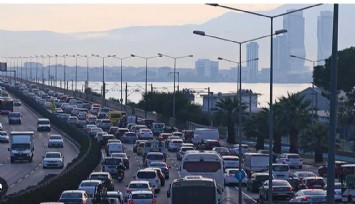 TÜİK açıkladı: İzmir'de trafiğe kayıtlı araç sayısı 1 milyon 963 bin 733 oldu