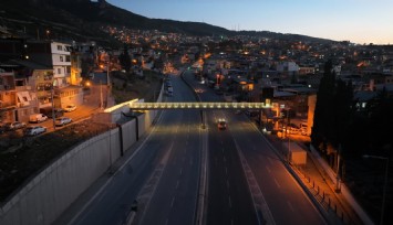 Altındağ Yaya Üst Geçidi hizmete açıldı