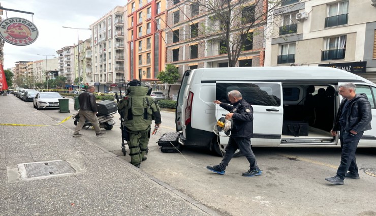 Aydın'da sokaktaki şüpheli fünye patlatıldı