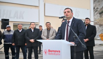 Başkan Eşki, işçilerle bayramlaştı