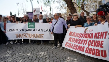 Bornova’da Erzene’de planlarına büyük tepki:   'Zeytinlikleri betona ve ranta kurban etmeyeceğiz!'