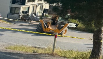 Çeşme'de kepçe operatörüne silahlı saldırı