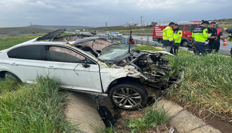 İzmir'de feci kaza: 1 ölü, 5 yaralı