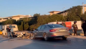İzmir’de feci kaza: Metrelerce savrulan motosikletli hayatını kaybetti