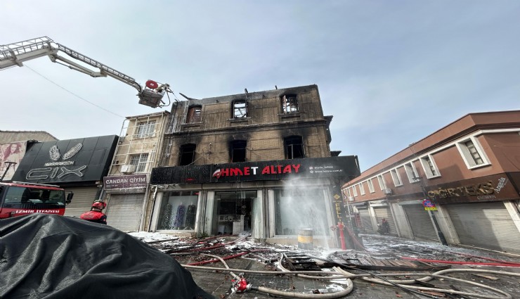 Tarihi Kemeraltı Çarşısı'nda korkutan yangın