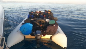 Dikili açıklarında göçmen hareketliliği: 29 düzensiz göçmen yakalandı