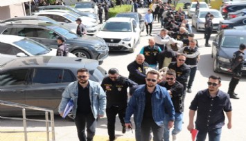 İzmir dahil 24 ilde 14 milyonluk vurgun yapan 68 şüpheli adliyeye sevk edildi