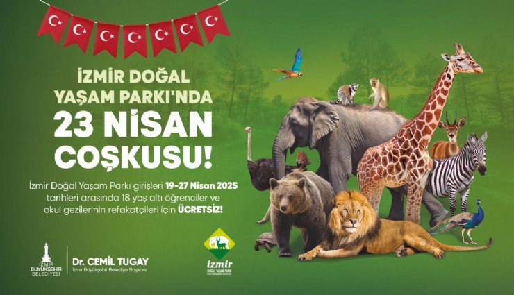 İzmirli çocuklara 23 Nisan hediyesi: Sasalı Doğal Yaşam Parkı'na girişler ücretsiz olacak