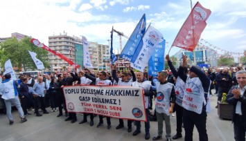 Konak Belediyesi'nde memurlar iş bıraktı: ''Haklarımızı alamana kadar eylemlerimiz devam edecek''