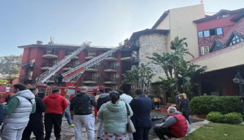 Marmaris'teki otel yangınında 24 kişi dumandan etkilendi