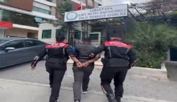 13 yıl kesinleşmiş hapis cezasıyla aranan şahıs İzmir'de yakalandı