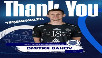 Altekma’da Dmitrii Bahov ile yollar ayrıldı