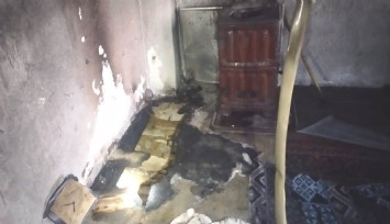 Alzaymır hastası yaşlı kadın yangında can verdi