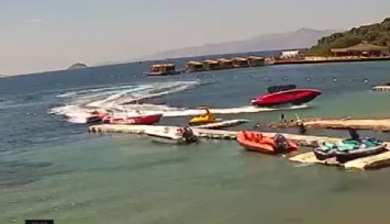 Bodrum'da deniz kazası: Deniz yatağı, sürat teknesine çarptı, 3 kişi yaralandı