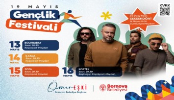 Bornova’da 19 Mayıs coşkusu Gençlik Festivali ile zirveye çıkacak