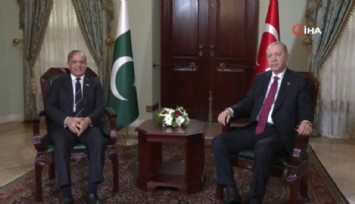 Cumhurbaşkanı Erdoğan, Pakistan Başbakanı Şerif’i kabul etti