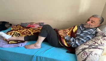 Dayanamıyorum diyen yaşlı adam tedavi bekliyor: Yarası kurtlandı, acılar İçinde yardım istiyor
