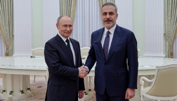 Dışişleri Bakanı Fidan, Rusya Devlet Başkanı Putin ile bir araya geldi