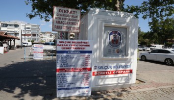 Efes Selçuk’ta Pazar Yeri Otoparkında yeni uygulama