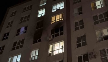 İstanbul'da yangın sırasında panik yapan kadın 8. kattan böyle atladı