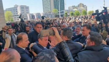 İşte Özgür Özel'e yönelik saldırının görüntüleri