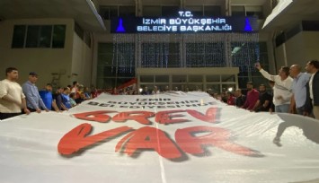 İzmir'de grev başladı, hayat durdu