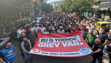 İzmir'de grev günü: İşçiler alanlarda, gözler masada