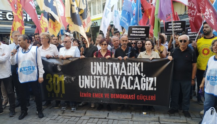 İzmir’de Soma protestosu