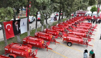 İzmir'de yangınla mücadele filosu büyüyor: Orman köylerine 125 su tankeri