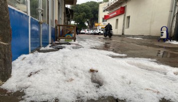 Manisa'yı dolu vurdu