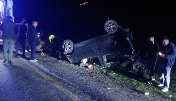 Rize’de otomobil takla attı: 3 ölü, 2 yaralı