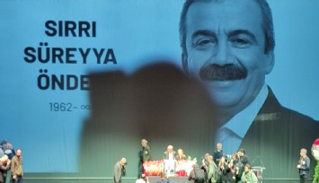 Sırrı Süreyya Önder için Atatürk Kültür Merkezi’nde tören düzenlendi