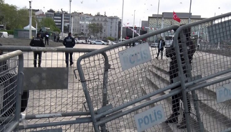 Taksim Meydanı ve İstiklal Caddesi’ne çıkan yollarda 1 Mayıs tedbirleri