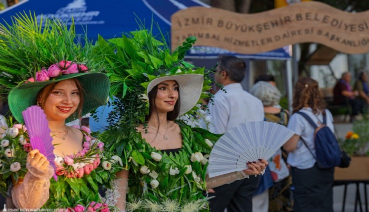 1. İzmir Balkon ve Bahçe Bitkileri Festivali başladı