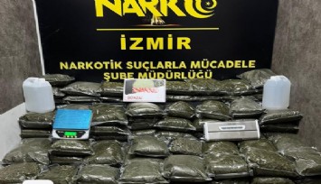 126 kilogram 'insan yiyen' uyuşturucu, İzmir'de ele geçirildi