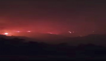 Ahmetli'de çıkan yangın Salihli'nin mahallerine ulaştı: Tahliye çalışmaları başladı