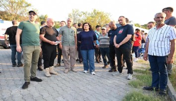 Başkan Çerçioğlu yangın bölgesinde