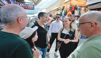 Başkan Mutlu esnafla bayramlaştı