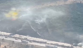 Bornova-Buca çevre yolunda orman yangını: Müdahale sürüyor