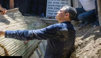Ferdi Zeyrek'in cenazesini Özgür Özel defnetti