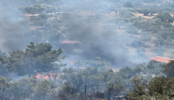 İzmir İtfaiyesi Torbalı, Kınık ve Menderes’teki yangınlara müdahale etti