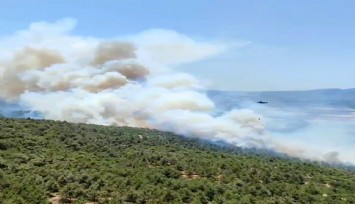 Kırıkağaç'ta yangın yeniden başladı