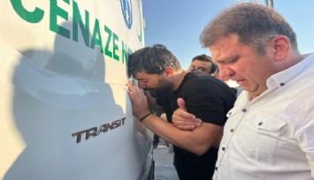 1 hafta önce evlenen yangın şehidi Tolunay Kocaman gözyaşları içinde son yolculuğuna uğurlandı