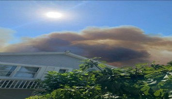 Antalya'daki yangın Bülent Ersoy'un villasına sıçradı