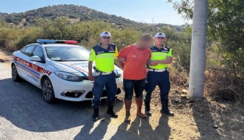 Aydın Çine’de kayınpederinin evini yakan damat jandarma tarafından yakalandı